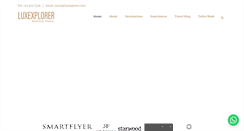 Desktop Screenshot of luxexplorer.com